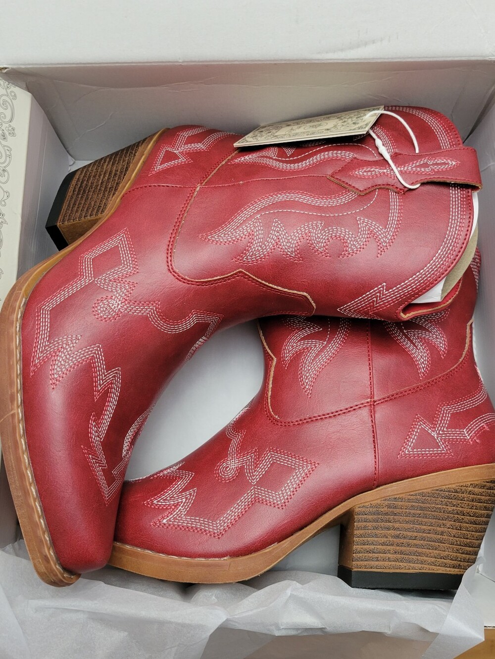 Ankle Mid Calf Western Cowgirl Boots Sz 11